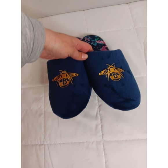 Bridgerton Slippers By Izzy & Liv Sz 11 New With Tags Blue - Picture 2 of 4
